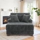preview thumbnail 28 of 53, 41.7" W Upholstered Plush Corduroy Chaise Lounge with Pillows