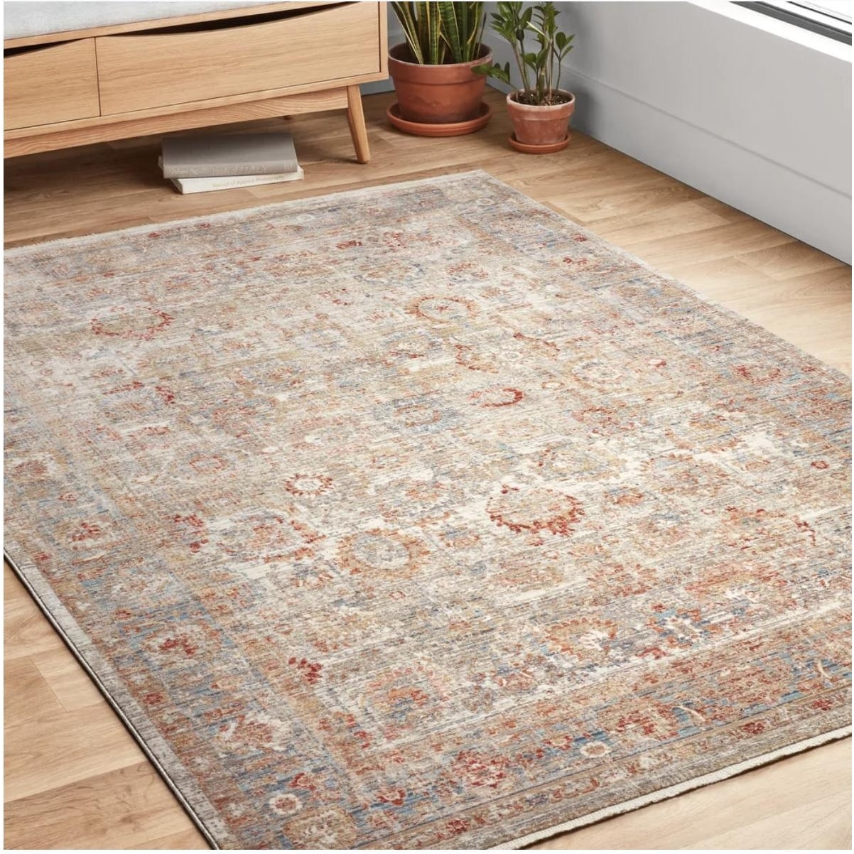 Alexander Home Nichole Collection Traditional Inspired Area Rug