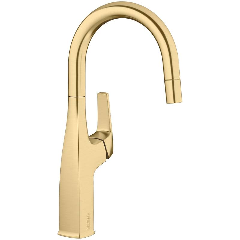 Blanco Rivana 1.5 GPM Single Hole Bar Faucet - Satin Gold