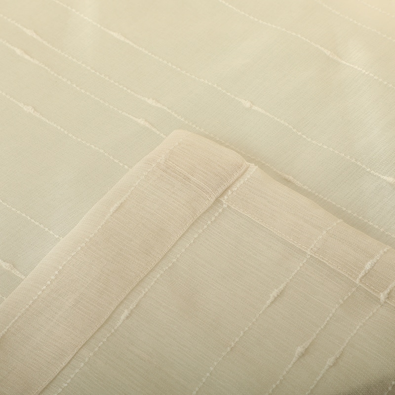 Nanshing Emma Semi-Sheer Rod Pocket Curtain Panel Pair - 50" x 84"