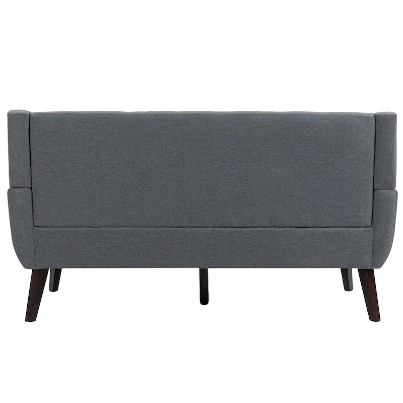 Cotton/ Linen Look Fabric Modern Accent Chair Armchair
