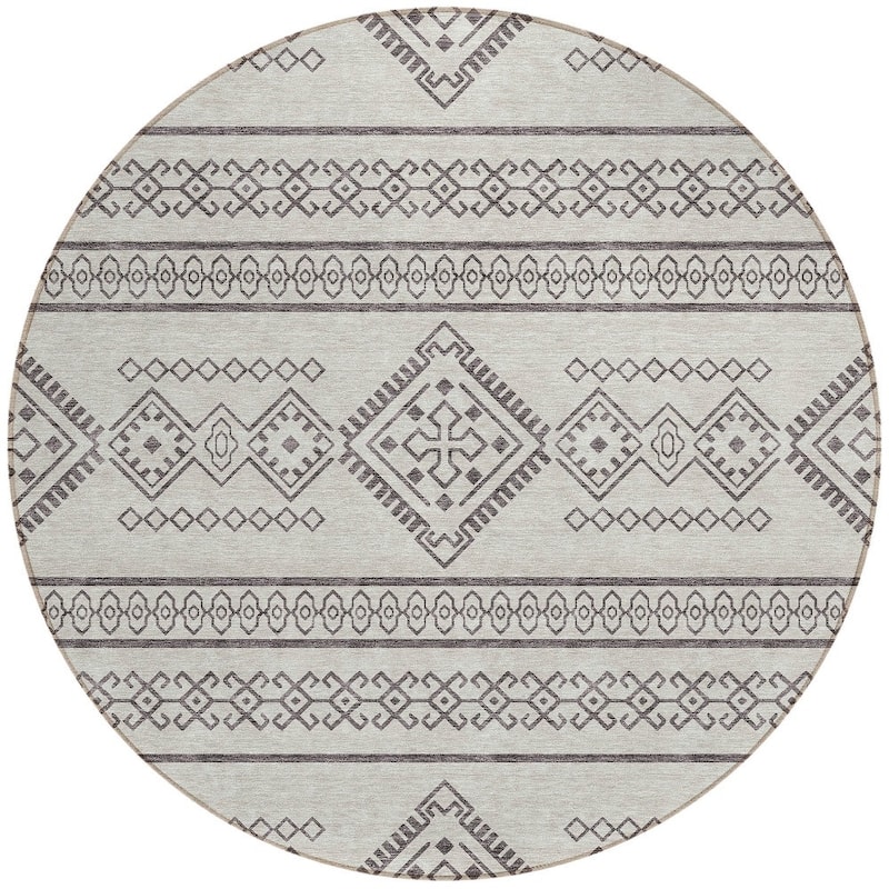 HomeRoots Southwestern Transitional Rectangle Outdoor Rug
