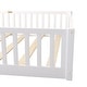 preview thumbnail 47 of 92, Modern Floor Platform Bed with Fence and Door
