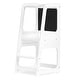 preview thumbnail 9 of 16, Dream On Me Explora Toddler Tower & Multipurpose Kids Step Stool White