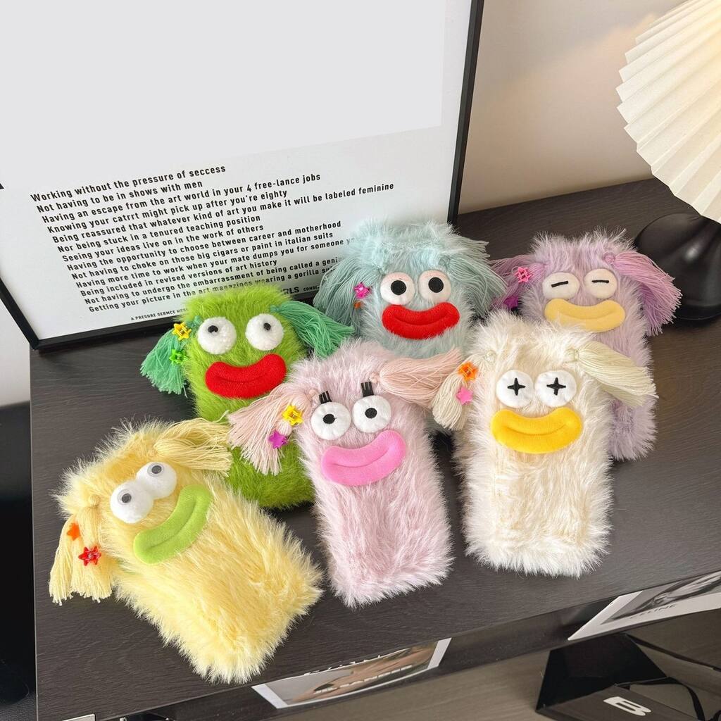 1 Pair Girls Winter Cartoon Plush Socks Warm Cozy Fluffy Socks Coral Velvet Floor Sleep Socks Ugly Funny Socks