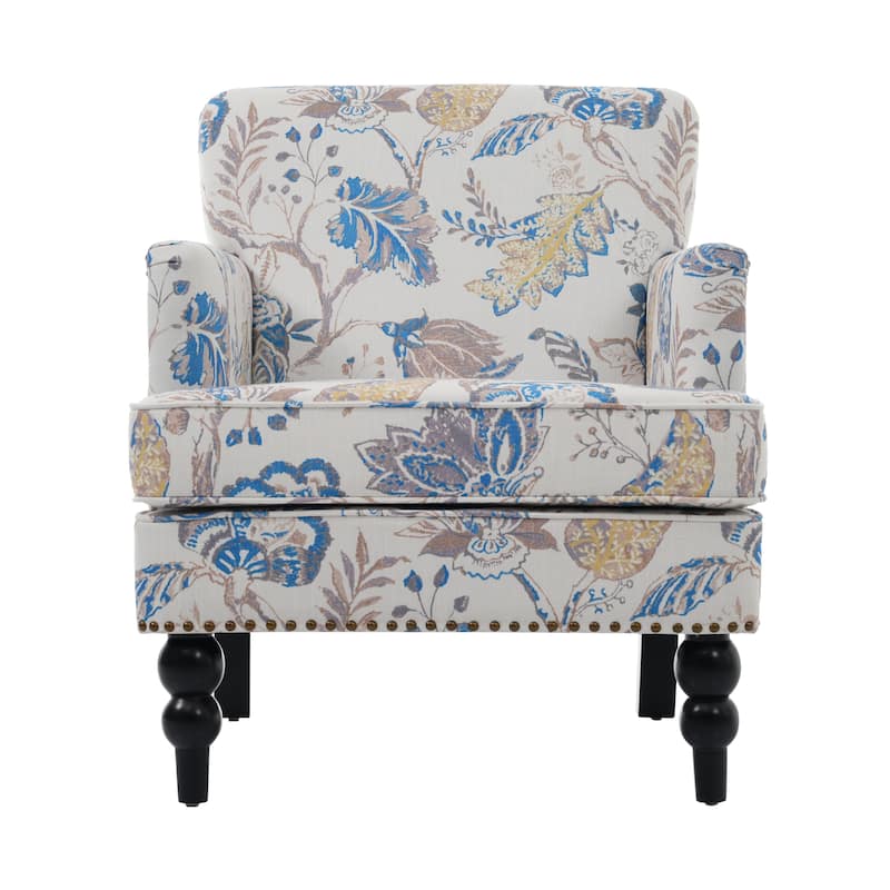 Harrison Tufted Fabric Club Chair by Christopher Knight Home