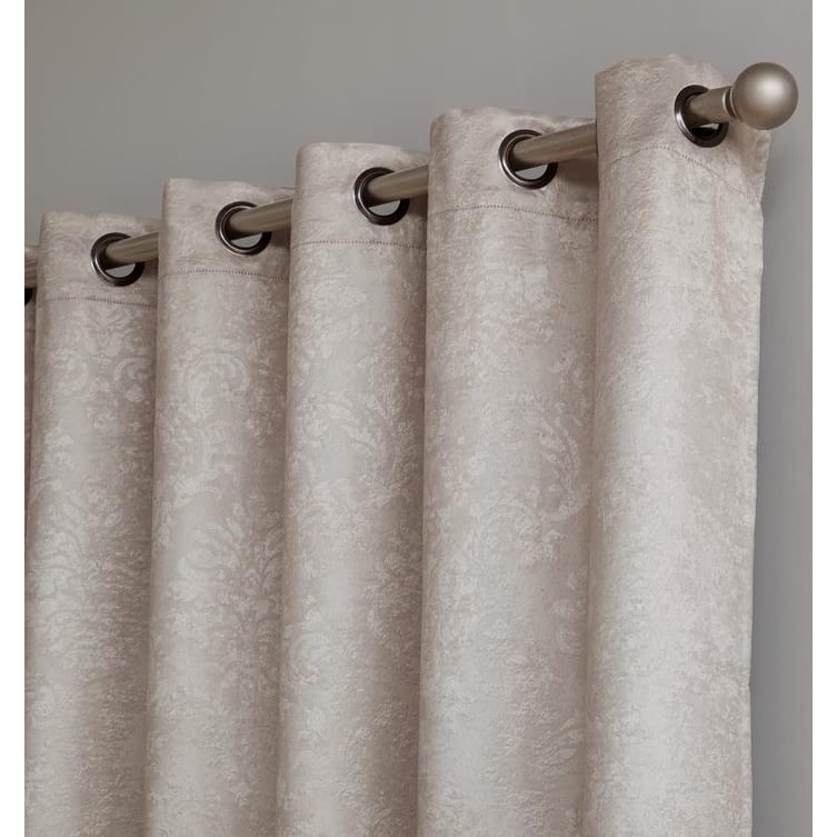 Gracewood Hollow Plakalo Embossed Thermal-weaved Blackout Grommet Drapery Curtains
