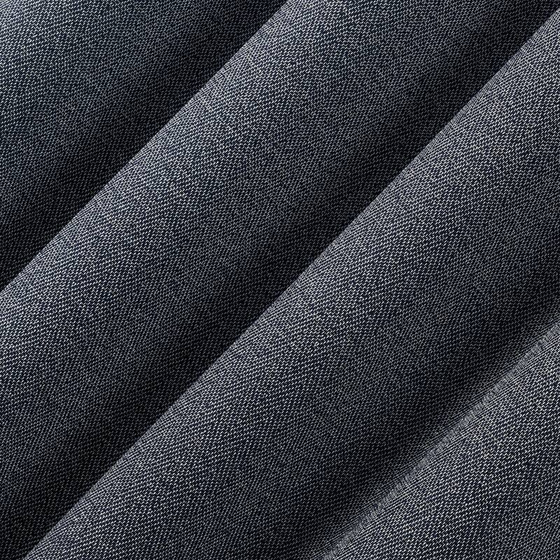 Sun Zero Prescott 2-Piece Herringbone Magnetic Closure Total Blackout Rod Pocket Curtain Panel Pair