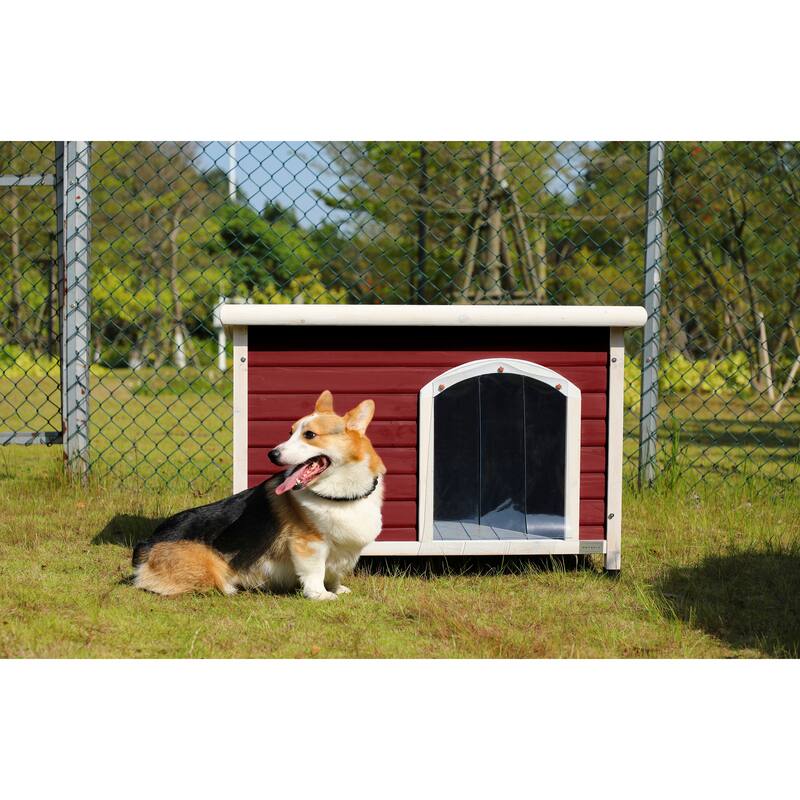 Wooden Dog Houses Weatherproof for Large Dog
