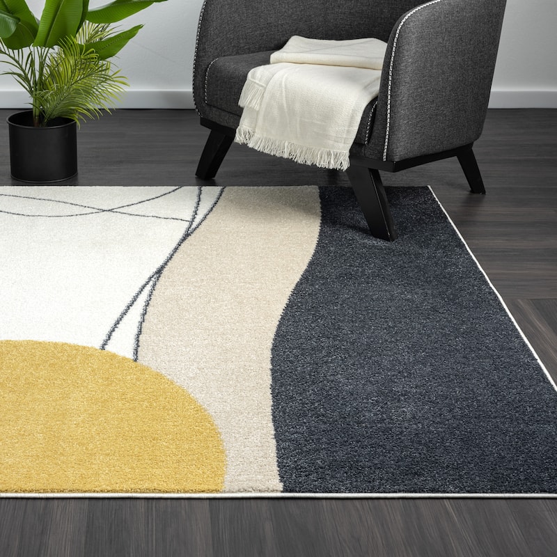 Abani Rugs Deco DEC200A Modern Artistic Area Rug