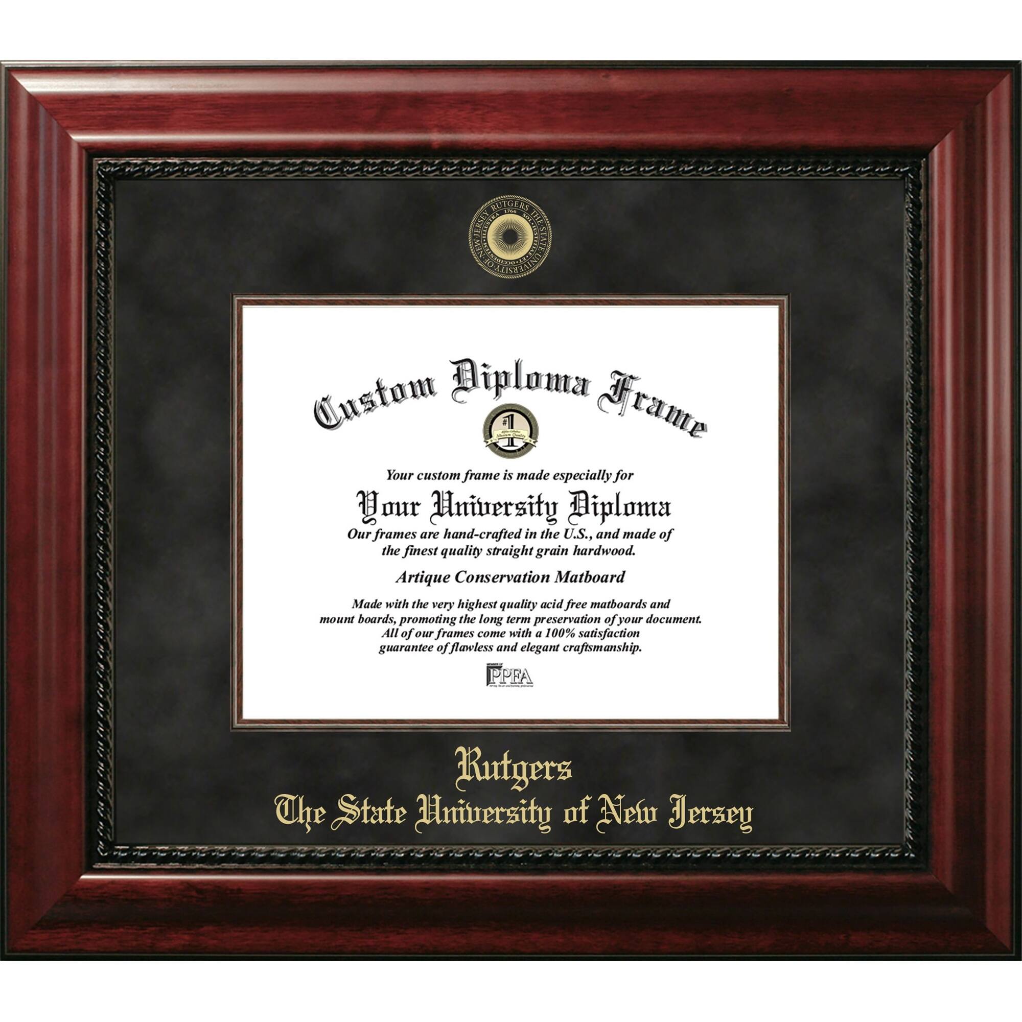 Rutgers University 11w x 8.5h Executive Diploma Frame On Sale Bed Bath & Beyond 33313230