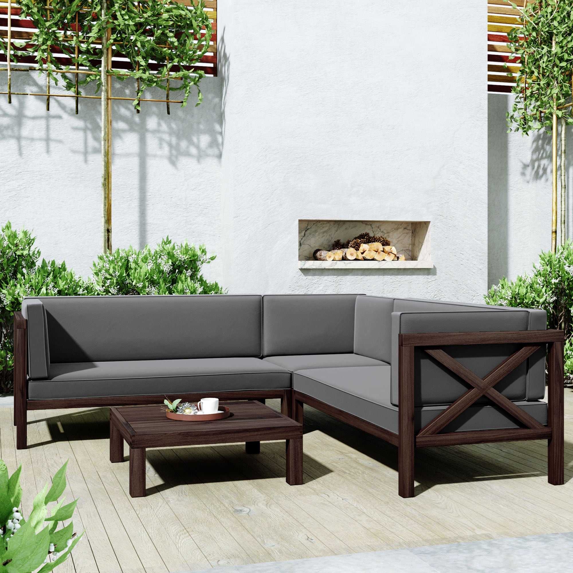 Ellison patio on sale sectional with cushions