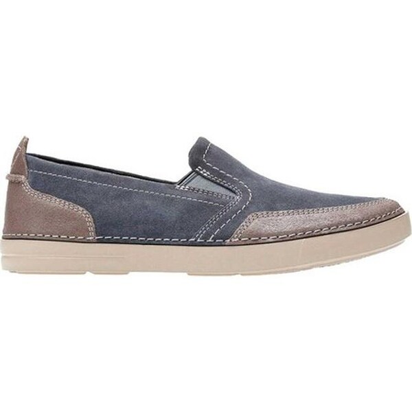 clarks mens blue suede shoes