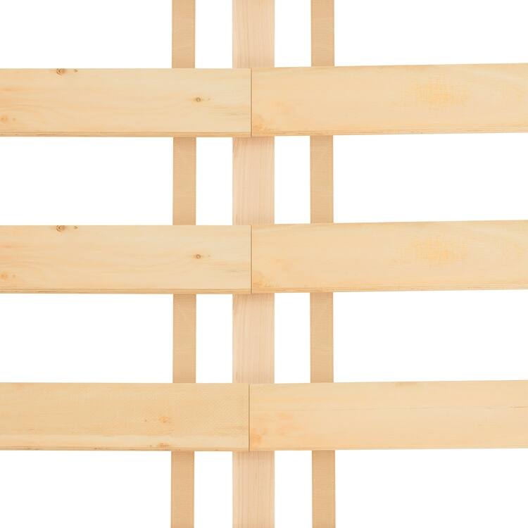 Solid Wood Platform Bed Twin Bed Frame Pine Wood Twin Platform Frame No Squeak