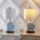 preview thumbnail 6 of 6, Campana 20.25" Bohemian Designer Iron/Resin Elephant LED Kids Table Lamp with Phone Stand and USB Charging Port, by JONATHAN Y