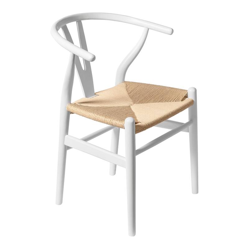 Albany-2 - Black - Natural Papercord Seat (Set of 2)
