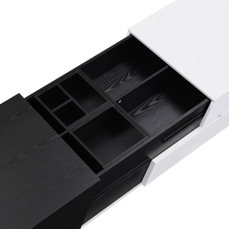 Extendable Sliding Top Coffee Table