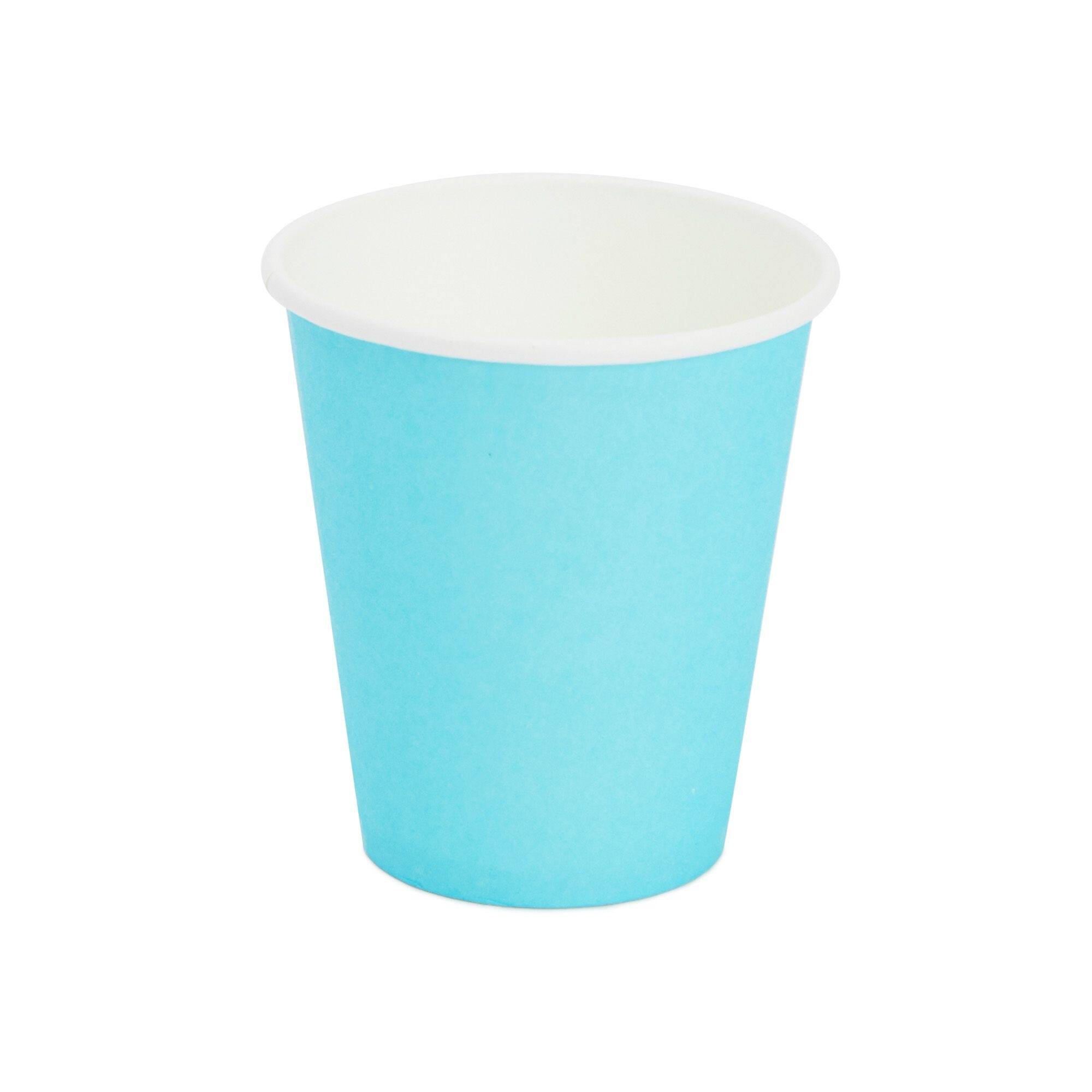 Small Paper Cups for Bathroom, 3oz Disposable Mouthwash Cups Bulk (Blue
