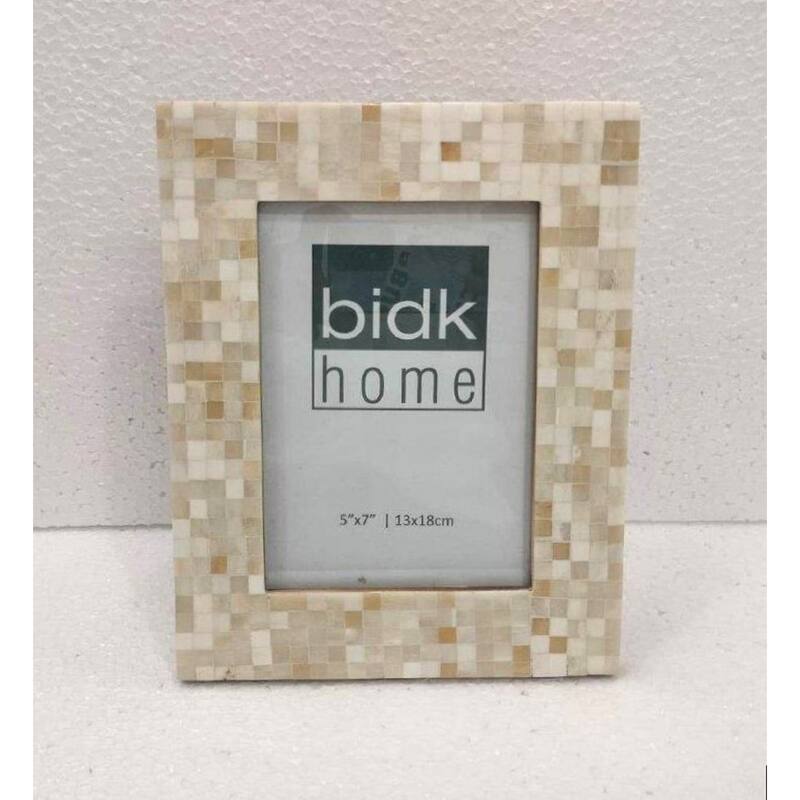 Mosaic Frame Lite Brown - LITE BROWN - 5x7