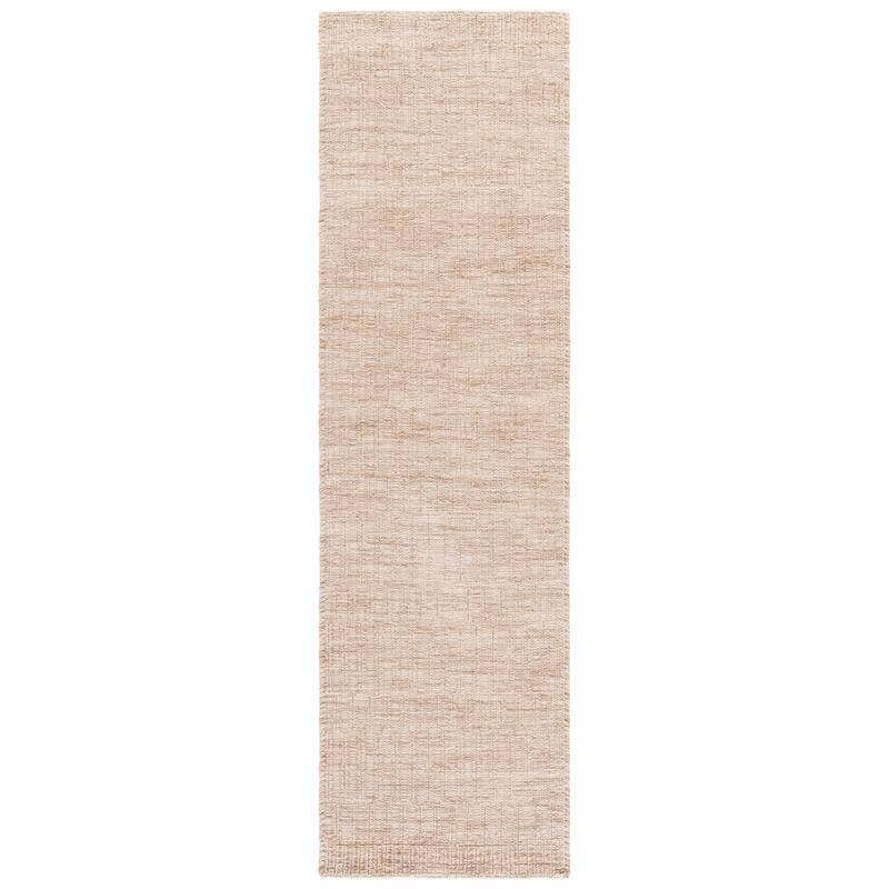 SAFAVIEH Handmade Natura Tale Wool Rug - 2'3" x 8' Runner - Beige