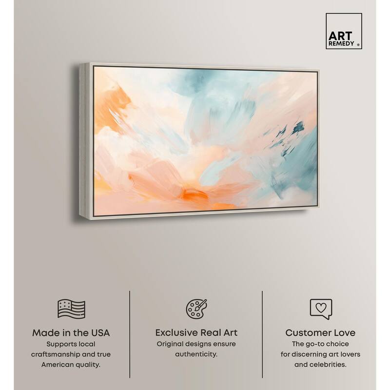 Sunrise Palette I Canvas by Art Remedy