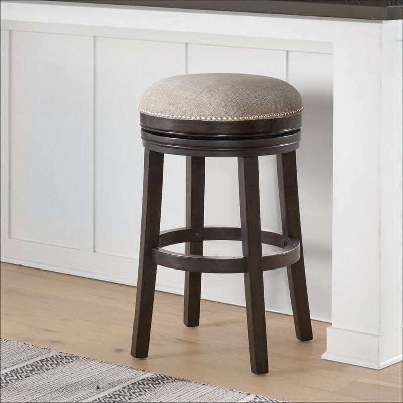 Clara Swivel Bar Stool - Single - Dark Brown - Bar Height/Bar height/Counter Height