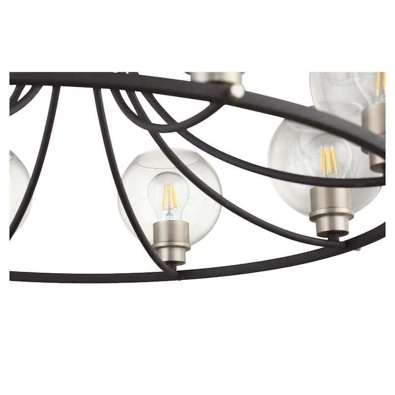 Quorum International 672-8-65 Clarion 8 Light 33" Wide Ring Chandelier