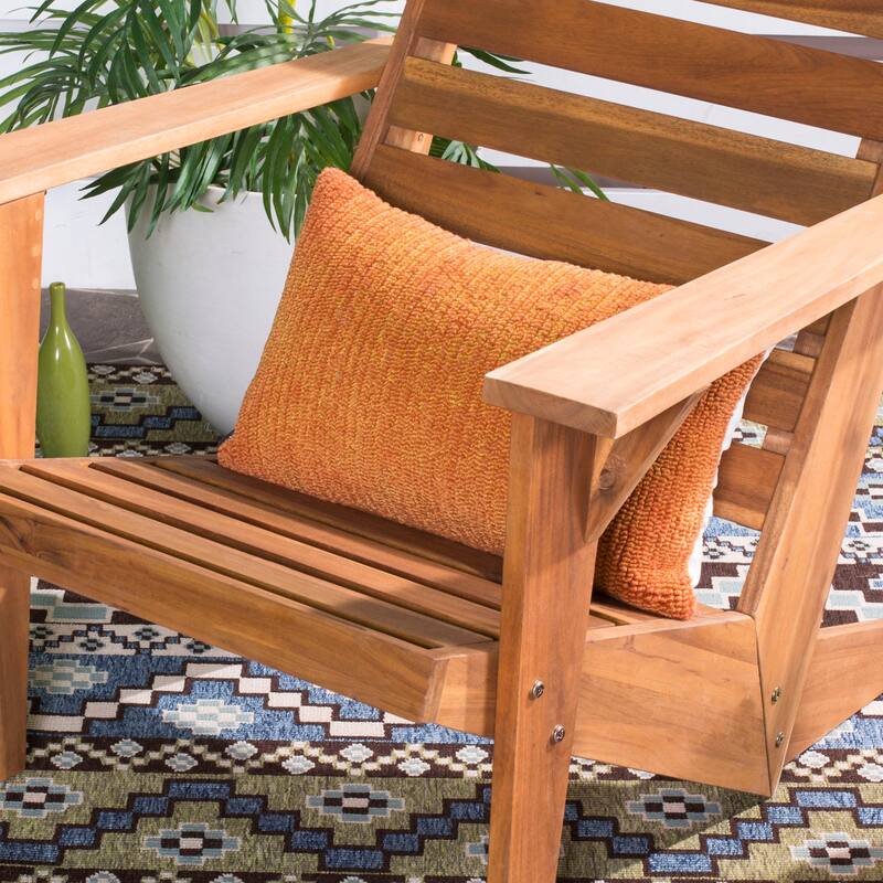 SAFAVIEH Soleil Besa Indoor/ Outdoor 12-inch x 20-inch Throw Pillow (Set of 2)