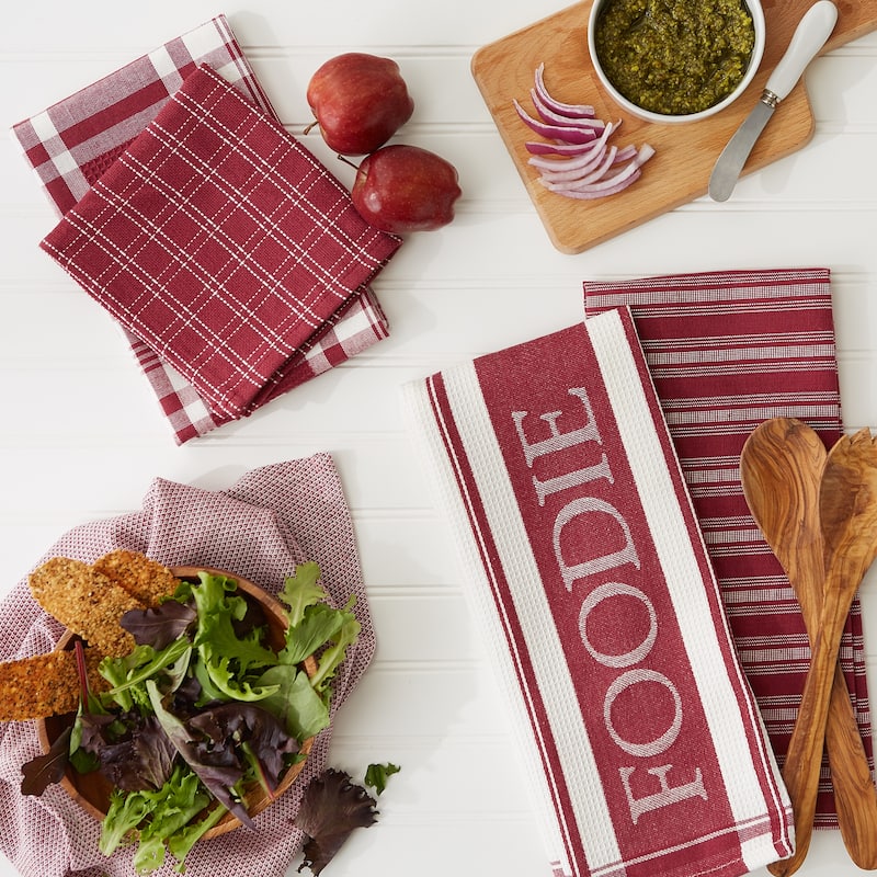 DII Foodie Dishtowel And Dishcloth 5 Piece