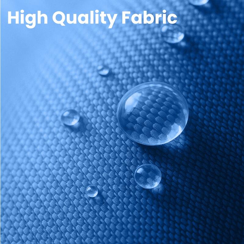 15ft Steel Navy No Tilt Market Patio Umbrella without Base