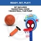 preview thumbnail 4 of 3, Spidey and His Amazing Friends Plastic Basketball Set by Delta Children - Includes Basketball Hoop, 1 Basketball and Ball Pump