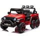 preview thumbnail 23 of 28, 24V Electric Ride on Truck for Kids,Wide Seater Battery Powered Truck with Remote Control, Music,LED Cool Lighting,4WD Red
