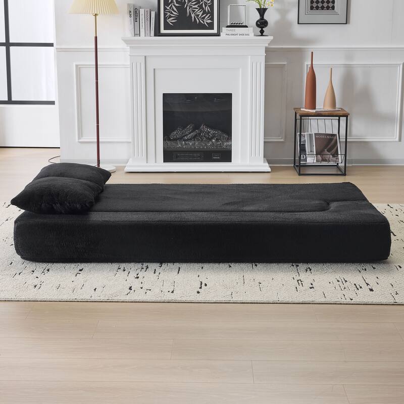 Sectional Sofa ,Foam Fold-Out Bed for Small Spaces & Home Offices