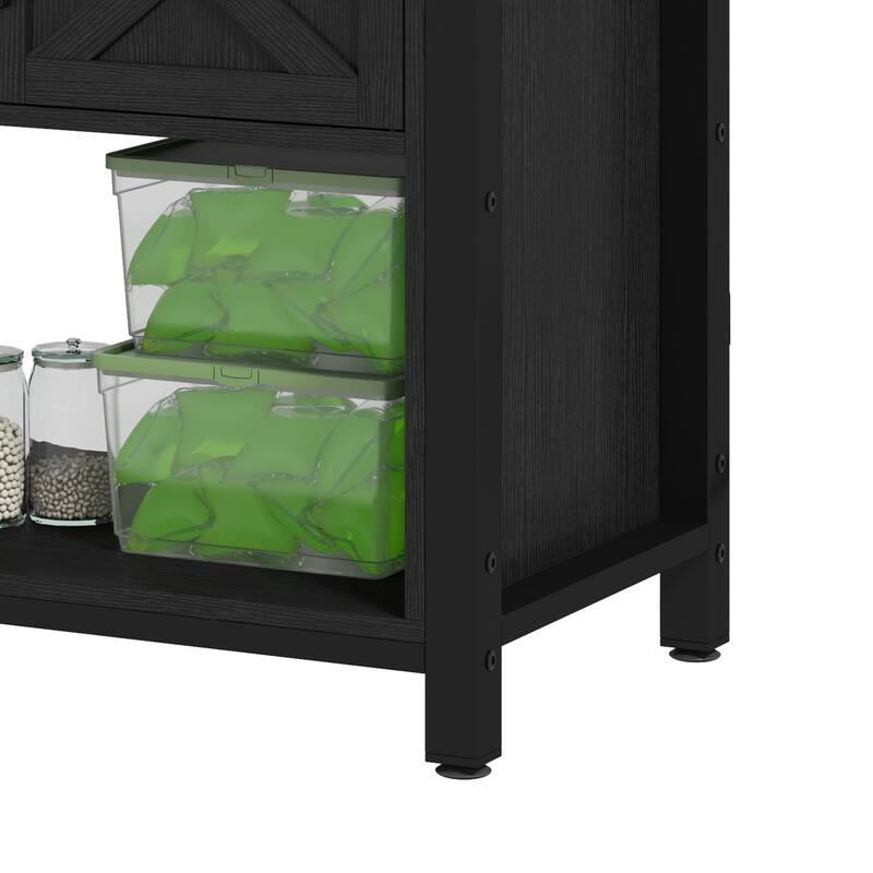 Aquarium Stand Cabinet 40-50/55-75 Gallon Fish Tank Stand with Power Outlets