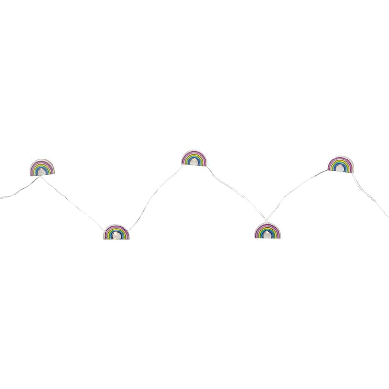 10-Count LED Rainbow Fairy Lights - Warm White