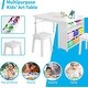preview thumbnail 10 of 15, Mixoy Kids Table and Chair Set,Child Crafting table with Paper Roller and Removable Storage Box, Art Storage for Kids Reading