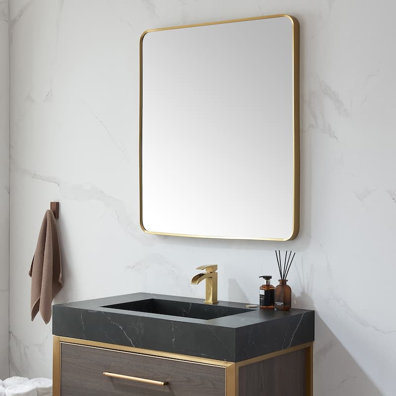 Vinnova Mutriku Rectangle Metal Wall Mirror