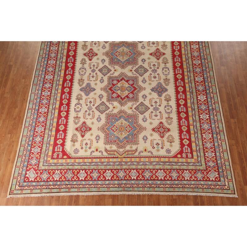 Kazak Oriental Large Area Rug Handmade Wool Carpet - 9'10" x 16'3"