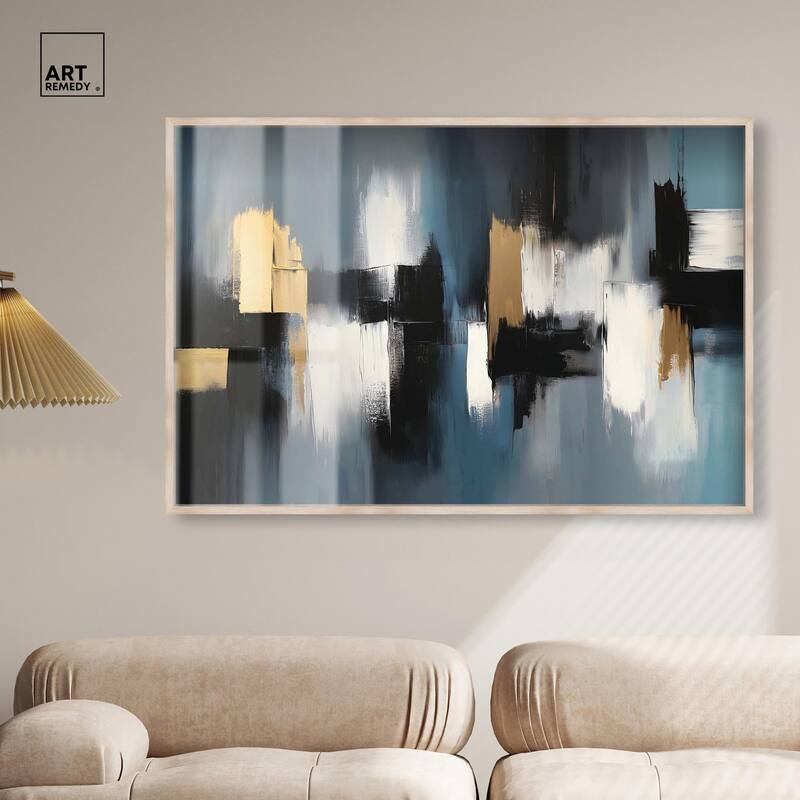 Within Blues Shadowbox by Art Remedy