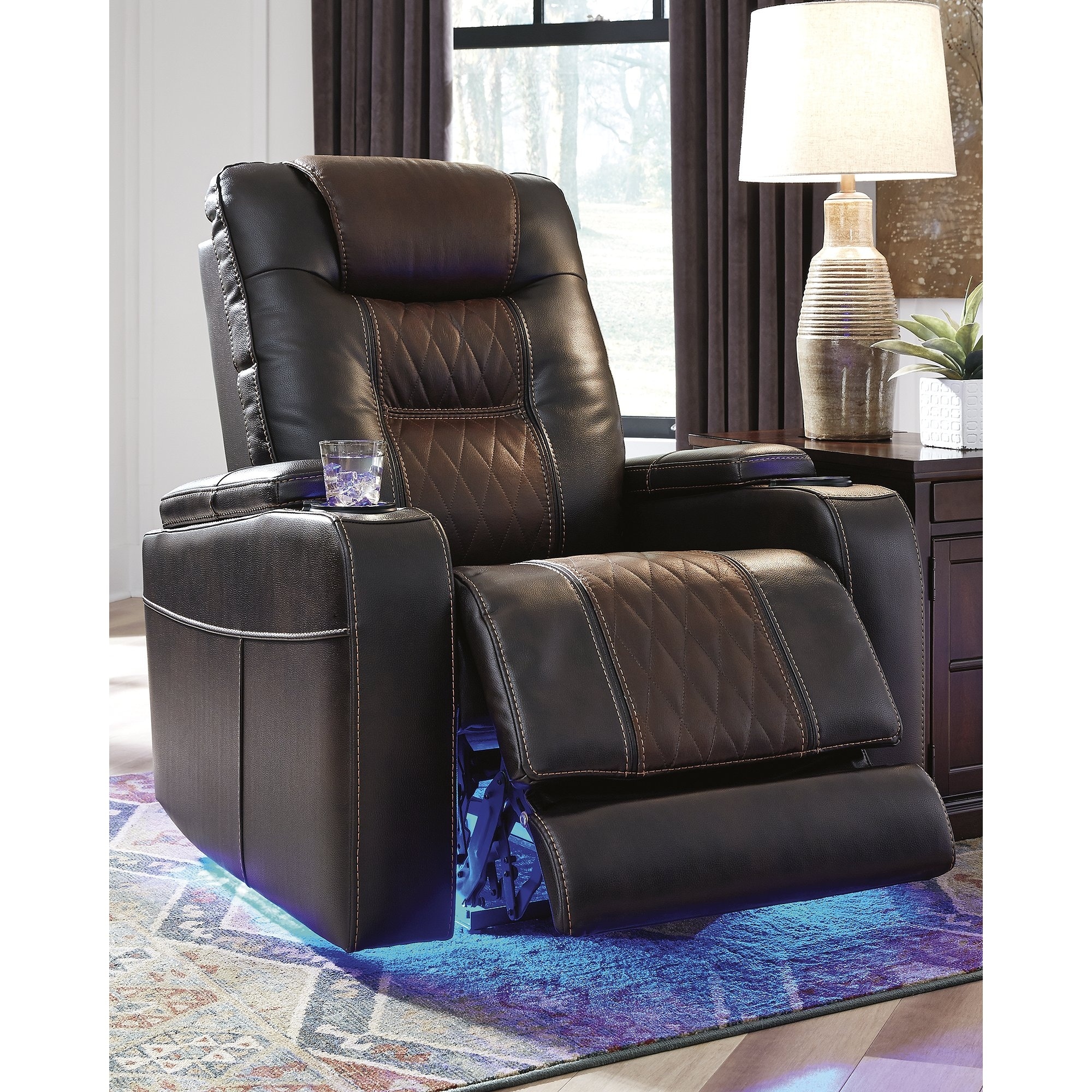 Signature Design by Ashley Composer Brown Adjustable Power