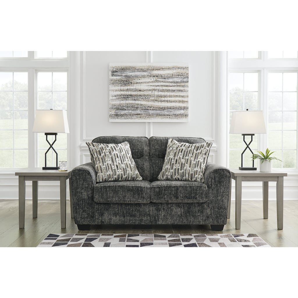 Signature Design by Ashley Lonoke Loveseat - 67"W x 38"D x 40"H