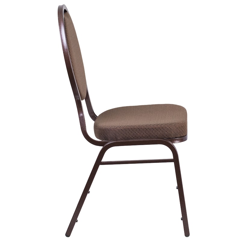 4 Pack Teardrop Back Stacking Banquet Chair