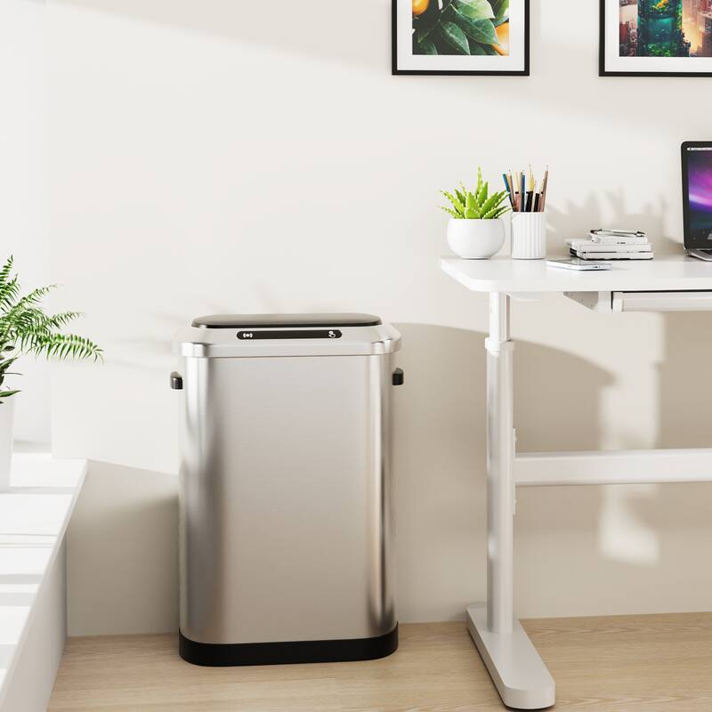 50L Kitchen Smart Automatic Trash Cans with Full Intelligent Sensor