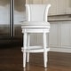 preview thumbnail 6 of 110, Maven Lane 31" Pullman Swivel Bar Height Kitchen Stool Single - Alabaster White