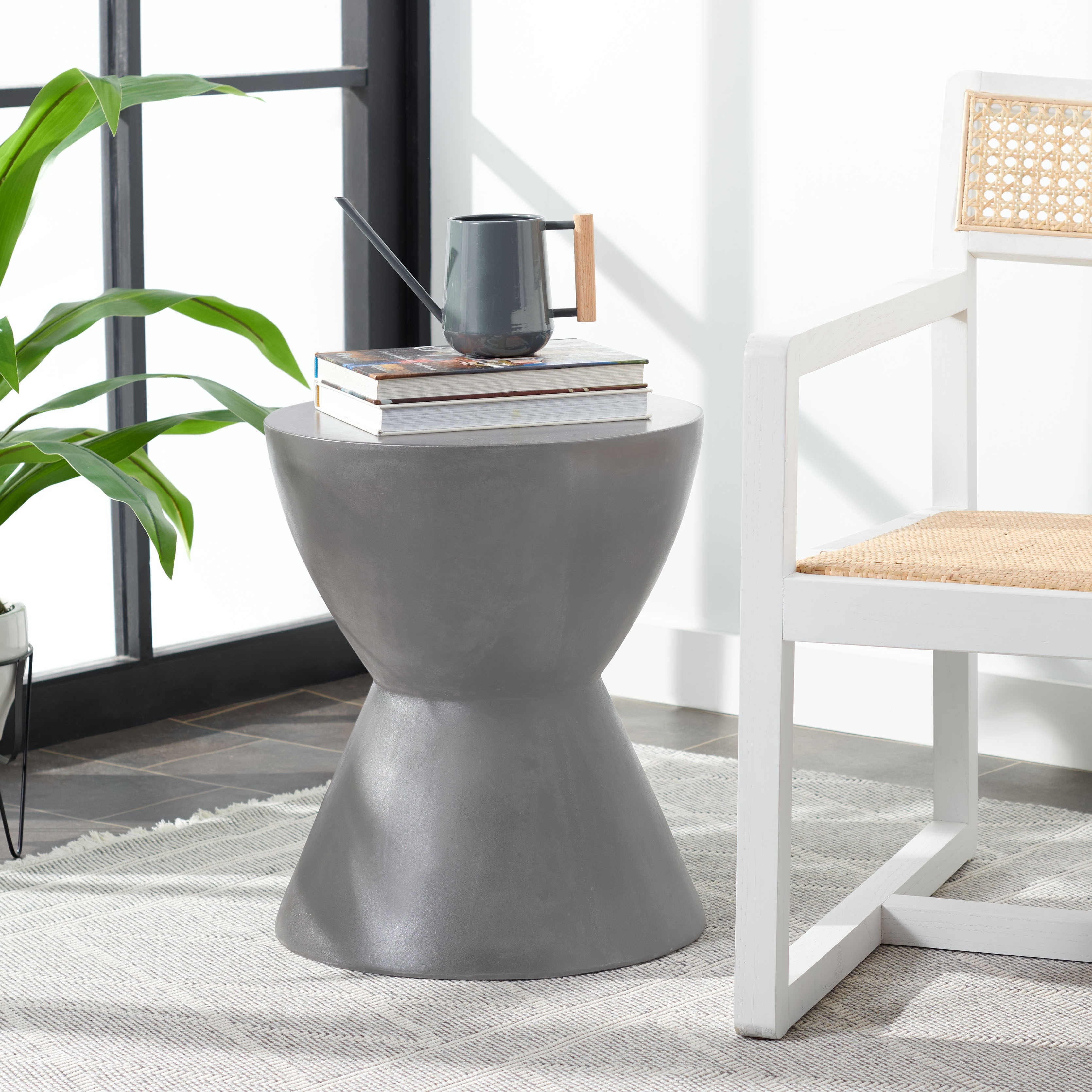 Safavieh athena concrete accent table store