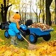 preview thumbnail 10 of 26, 3 in 1 Ride On Tractor with Trailer, 12V Kids Electric Vehicles Ride On Toy