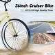preview thumbnail 3 of 10, Single Speed Bicycles 26"Inch,Steel Frame, Wide Wheels for Stability, Rear Coaster Brakes,Multiple Colors Women's Beach