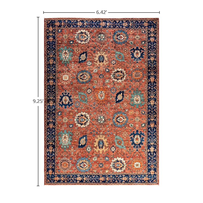 Serapi, One-of-a-Kind Hand-Knotted Area Rug - 6' 5" x 9' 3"
