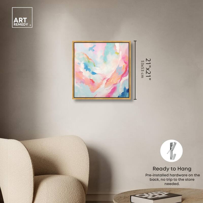 Cotton Candy Clouds I Canvas by Art Remedy