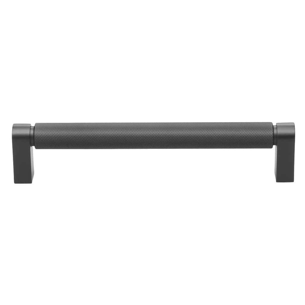 GlideRite 6-5/16 in. Screw Spacing Solid Knurled Bar Pull Cabinet Hardware Handle